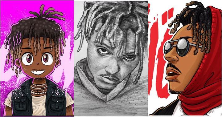 Juice wrld drawing | Rapper art, Drawings, Dragon ball super artwork