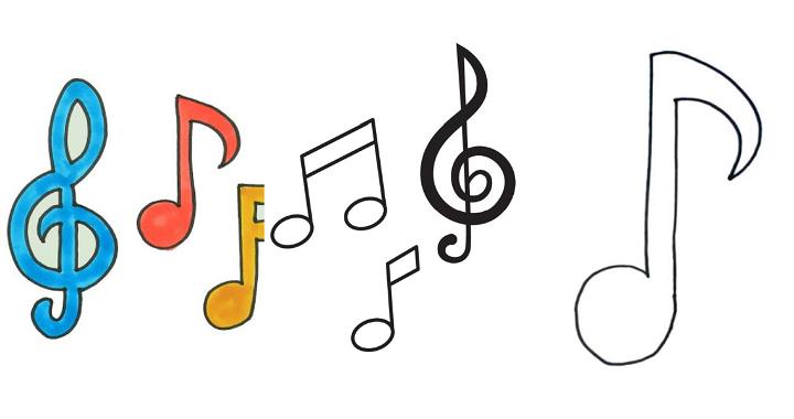 Musical notes illustration, Musical note Drawing Subject Clef, Notes  transparent background PNG clipart | HiClipart