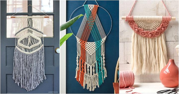 free macrame wall hanging patterns and ideas