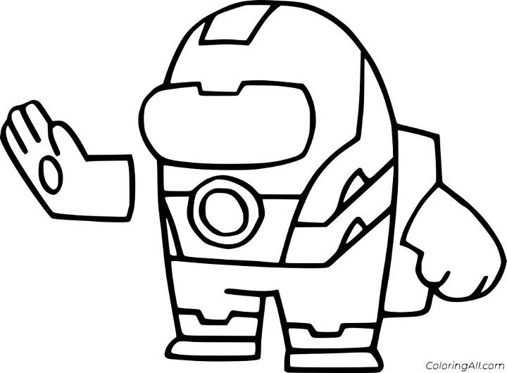 25 Free Among Us Coloring Pages for Kids and Adults
