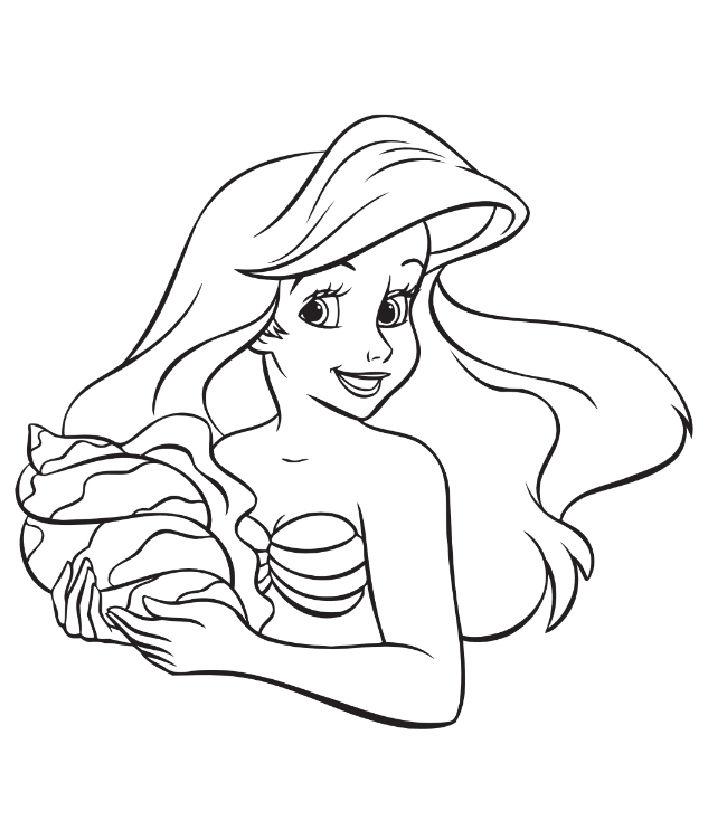 Ariel Coloring Page from The Little Mermaid