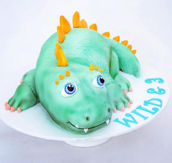 Baby Dinosaur Cake Design