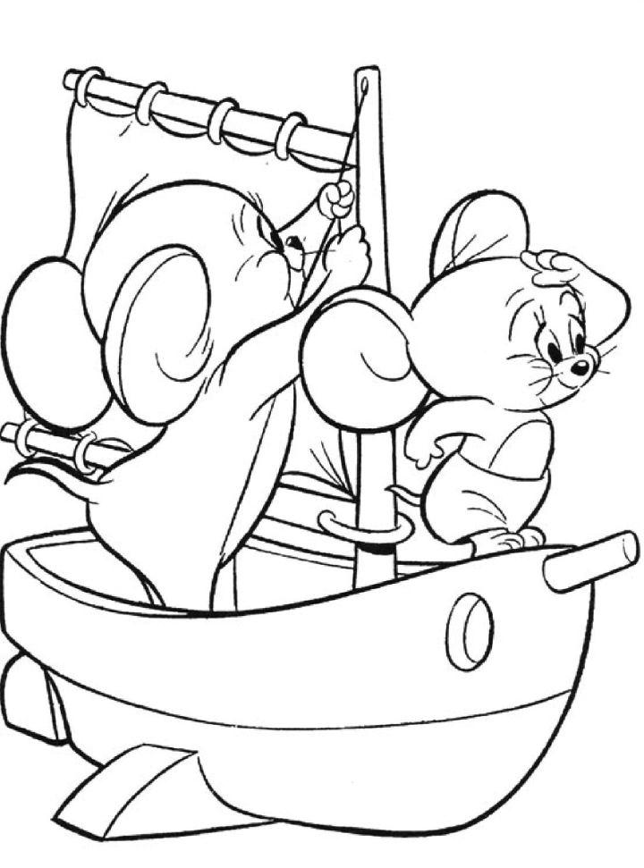 Baby Tom And Jerry Coloring Pages