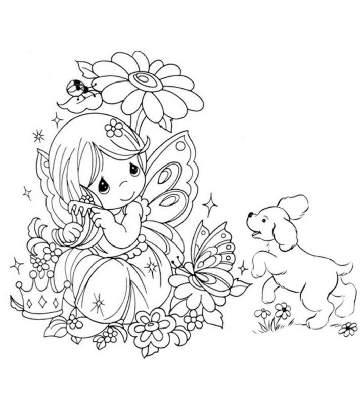 Beautiful Fairy Coloring Pages