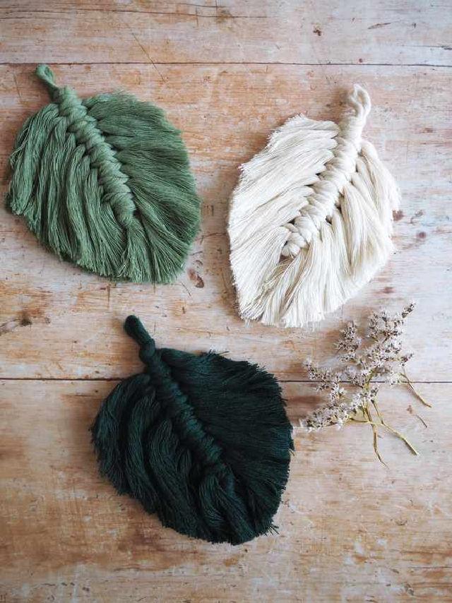 Beautiful Macrame Feathers for Gifts