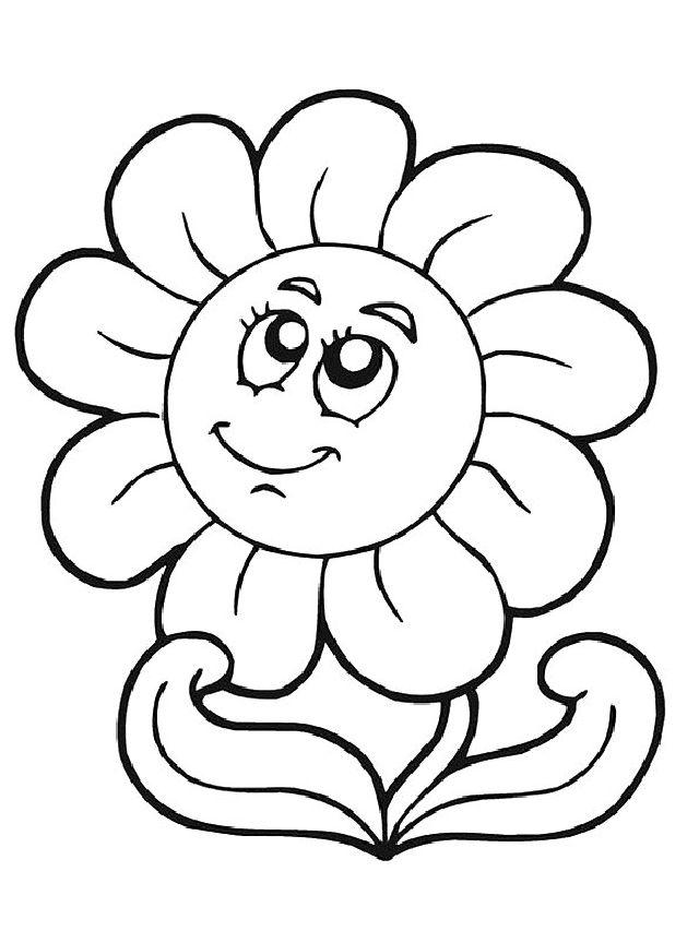 Beautiful Sunflower Coloring Pages