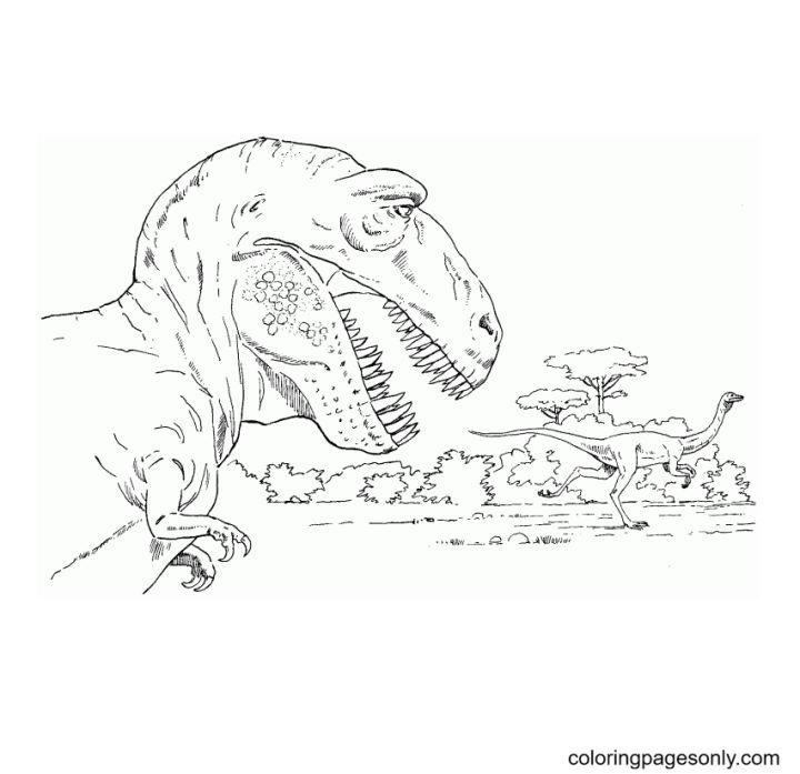 Blue Jurassic World Coloring Pages Pictures