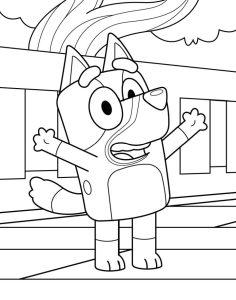 25 Free Bluey Coloring Pages for Kids and Adults