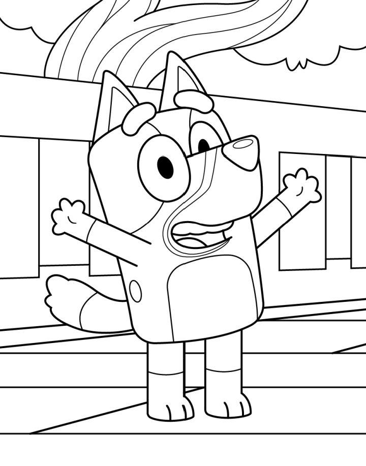 Bluey Coloring Sheets