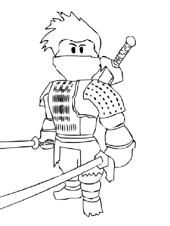 Coloring Pages of Roblox
