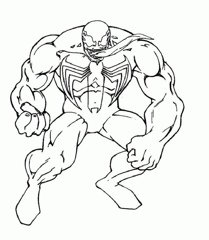 Coloring Pages of Venom