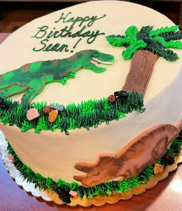 Cool Dinosaur Cake for Adults