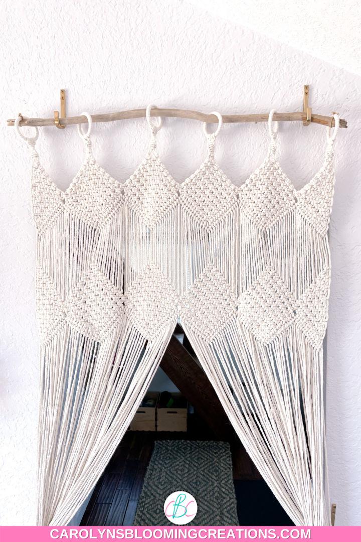 Create a Macrame Door Curtain