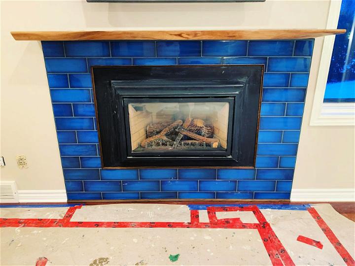 Custom Fireplace Tile Surround