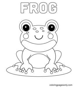 25 Free Frog Coloring Pages for Kids and Adults