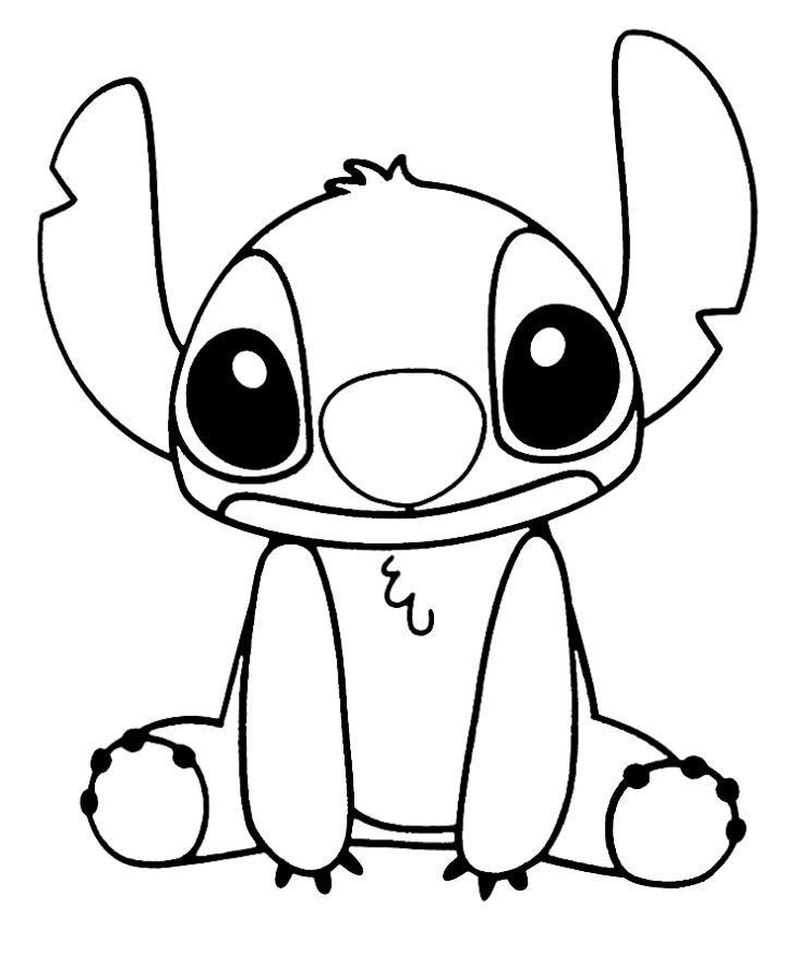 Cute Baby Stitch Coloring Pages