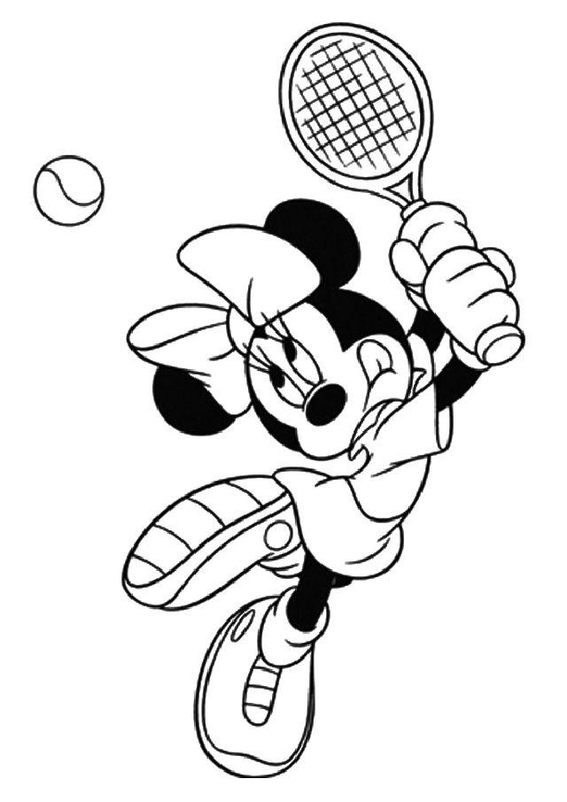 Cute Minnie Mouse Coloring Pages for Toddler