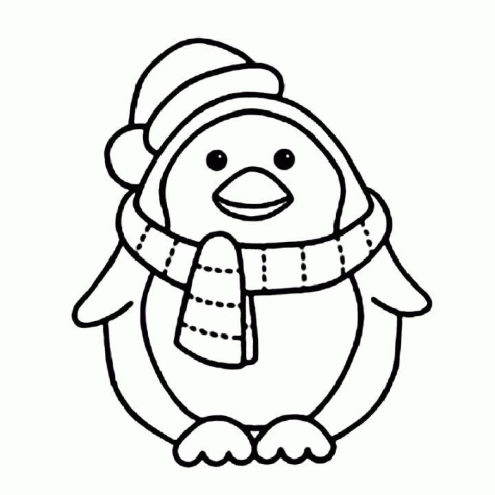 Cute Penguin Coloring Pages Printable