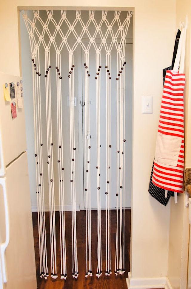 DIY Door Macrame Curtain