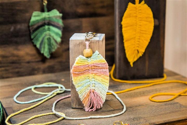 DIY Macrame Feather Accessories