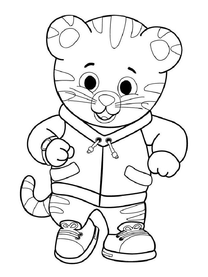 Daniel Tiger Pictures to Color