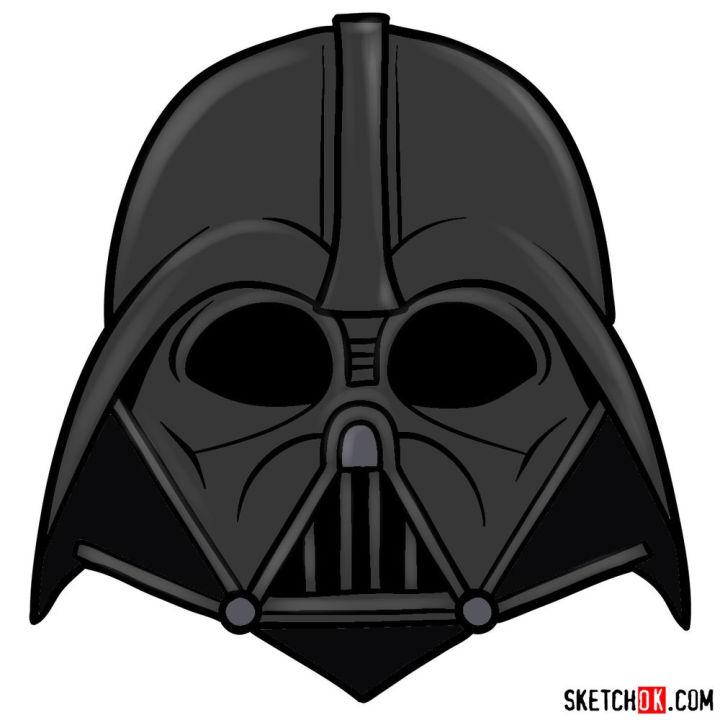 Darth Vader Mask Drawing