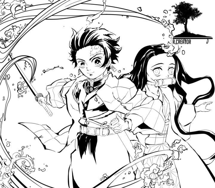 Demon Slayer Coloring Pages for Kids of All Ages