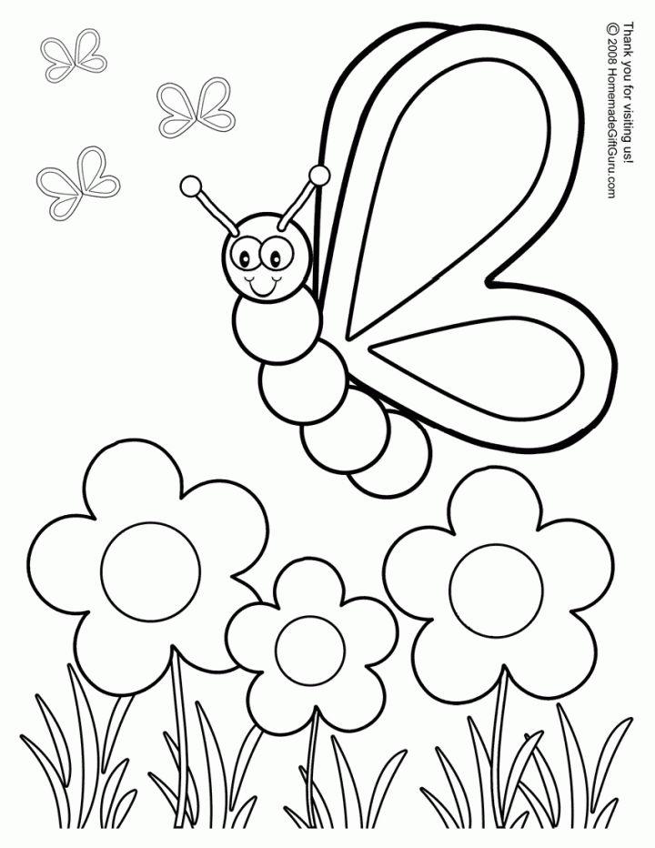 Download and Printable Spring Coloring Pages