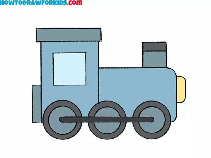 Draw Train in Just Nine Easy Steps