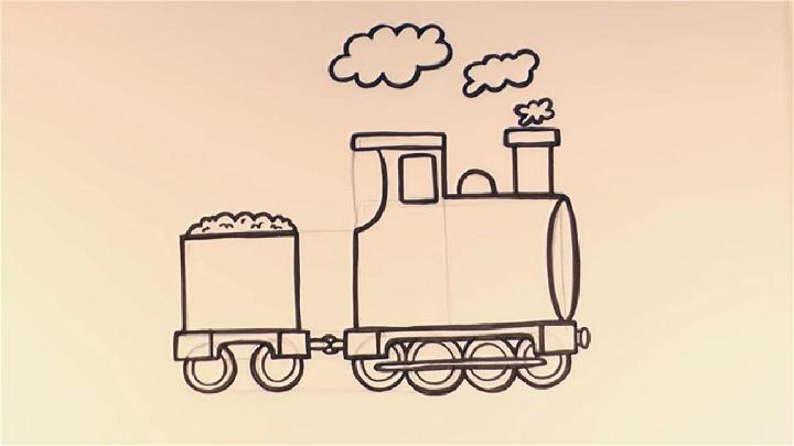 Draw a Cartoon Train
