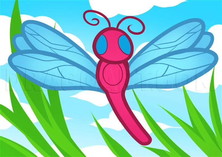 Draw a Dragon Fly