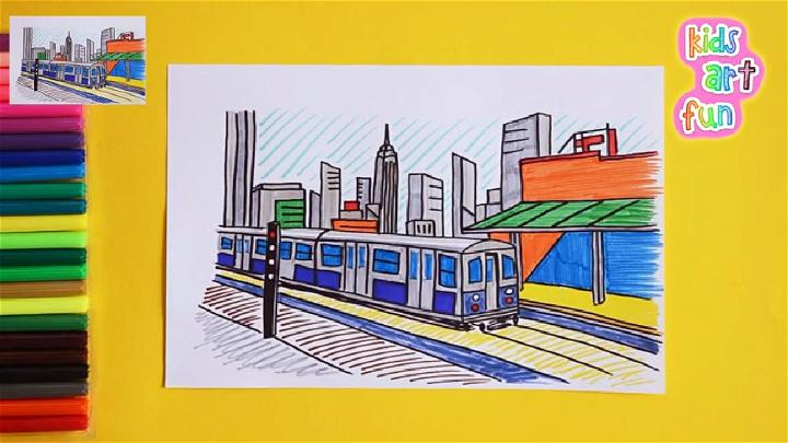 Draw a New York Subway Train
