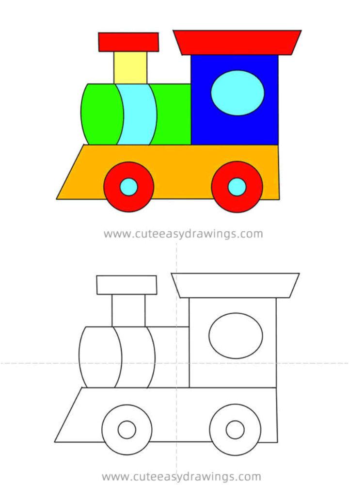 25 Easy Train Drawing Ideas  How to Draw a Train