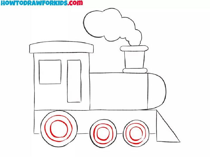 How to Draw a Toy Train Learn Drawing Toy Train Step by Step - YouTube