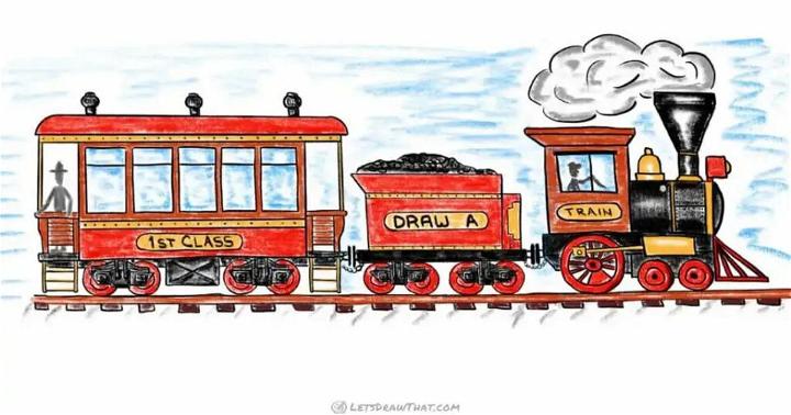 Drawing of a Train