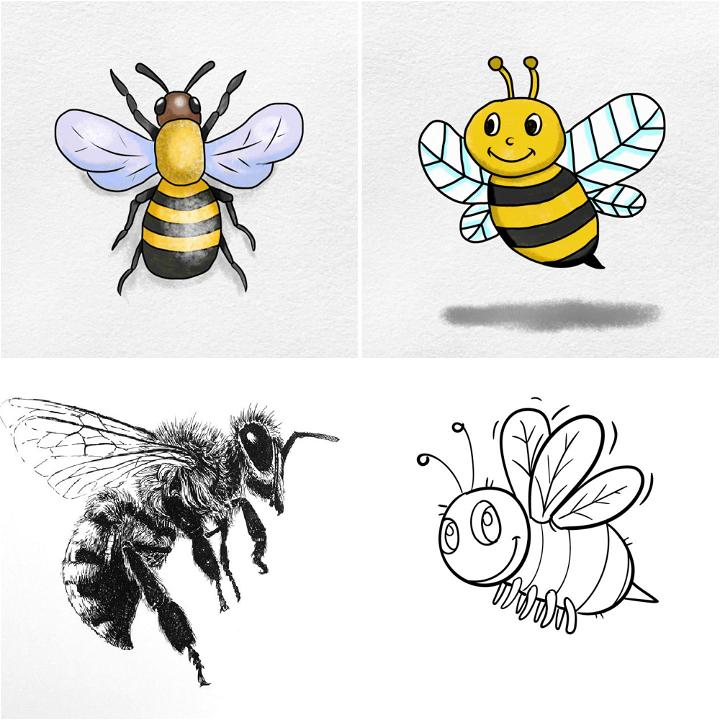 Aggregate more than 151 bee drawing for kids best - seven.edu.vn