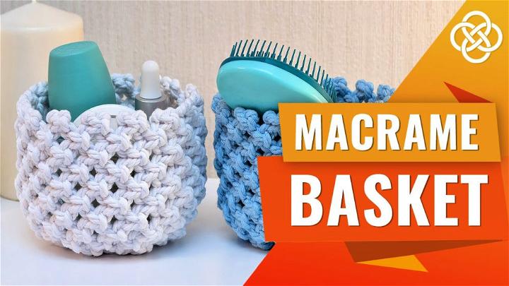Easy DIY Macrame Baskets
