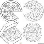 25 Free Pizza Coloring Pages for Kids and Adults