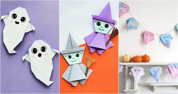 20 Easy DIY Halloween Origami Ideas - Step by Step Halloween Origami Instructions