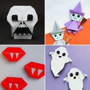 20 Easy DIY Halloween Origami Ideas - Step by Step Halloween Origami Instructions