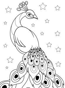 25 Free Peacock Coloring Pages for Kids and Adults