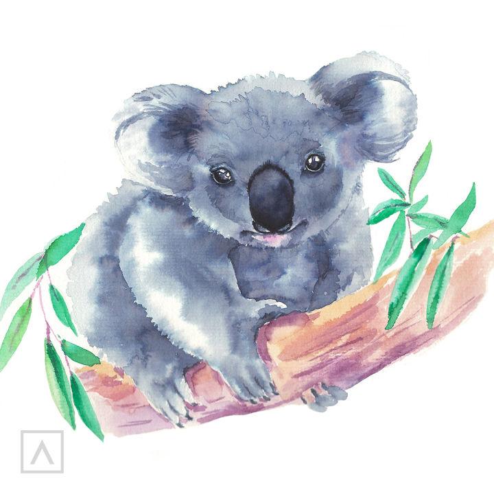 Easy Step by Step Koala Drawing