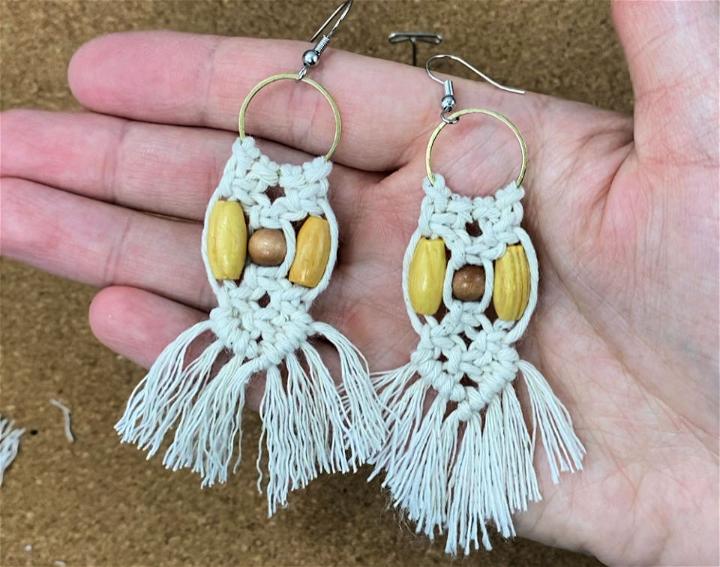 Easy and Quick Macrame Earrings