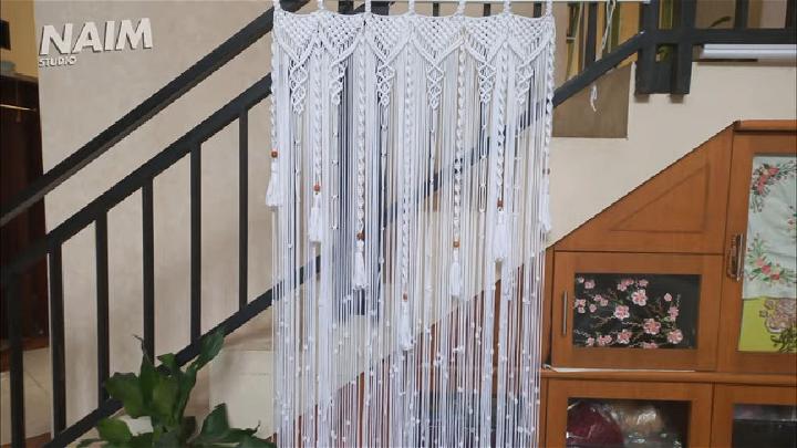 Easy to Make Macrame Curtain