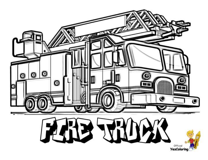 25 Free Truck Coloring Pages for Kids and Adults - Blitsy