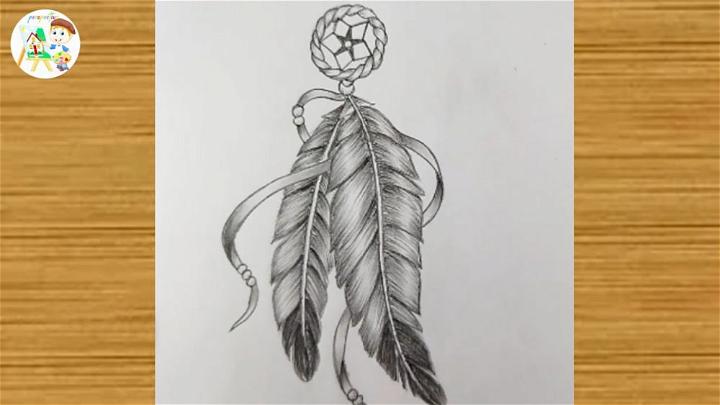 Feathers Drawing for Beginners
