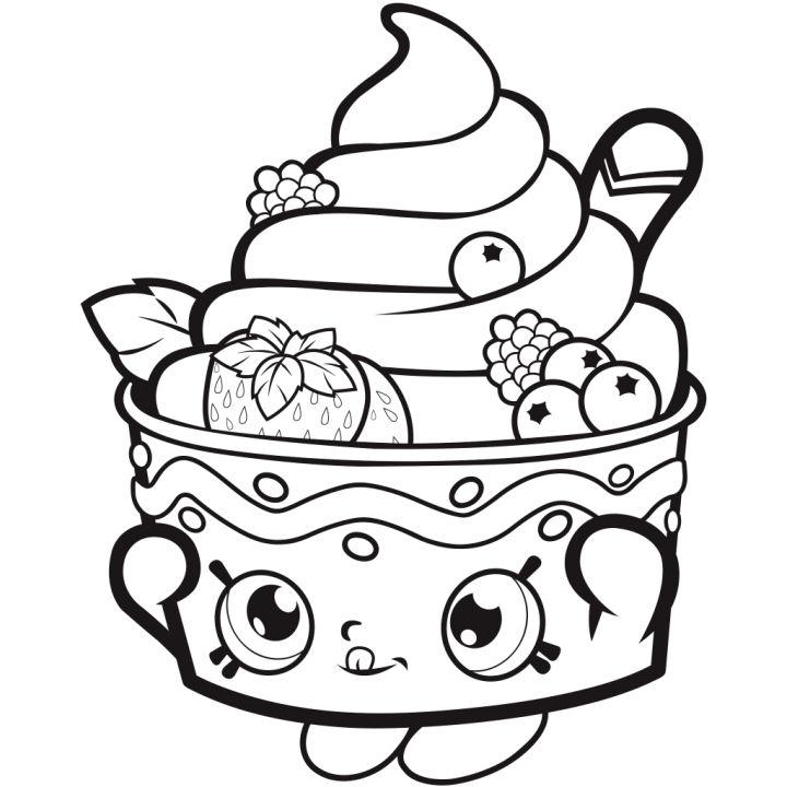 Food Shopkins Coloring Pages to Download