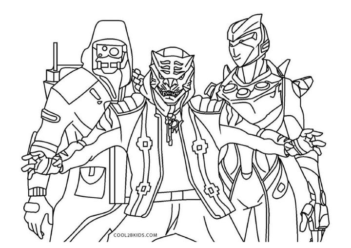 Fortnite Character Coloring Pages
