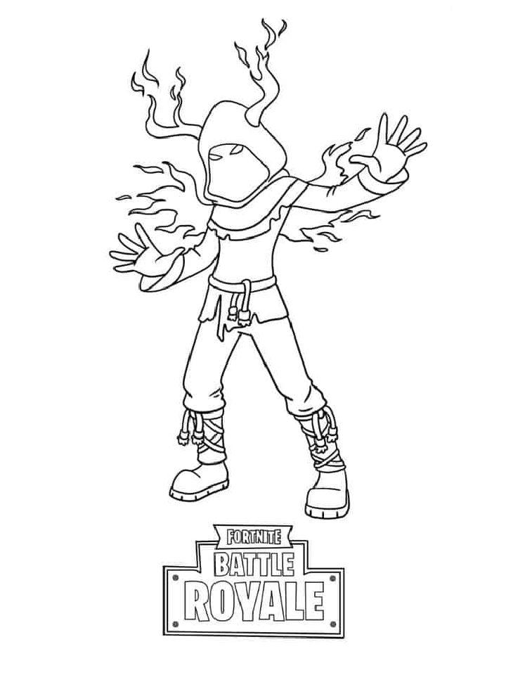 Fortnite Coloring Pages for Little Ones
