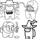 25 Free Among Us Coloring Pages for Kids and Adults